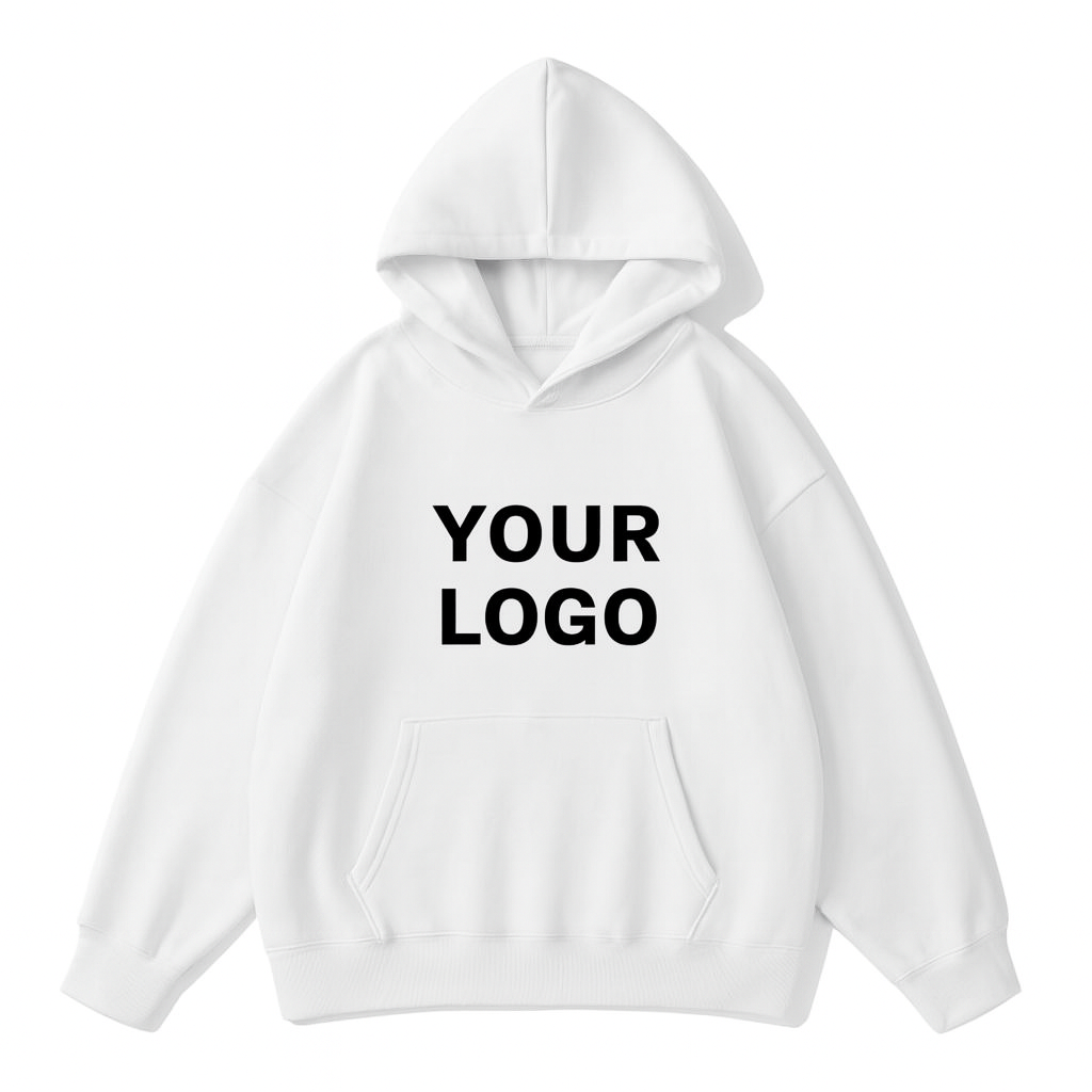 Customizable Unisex Classic Hoodie – Black & White | XS–XXL | Logo Printing