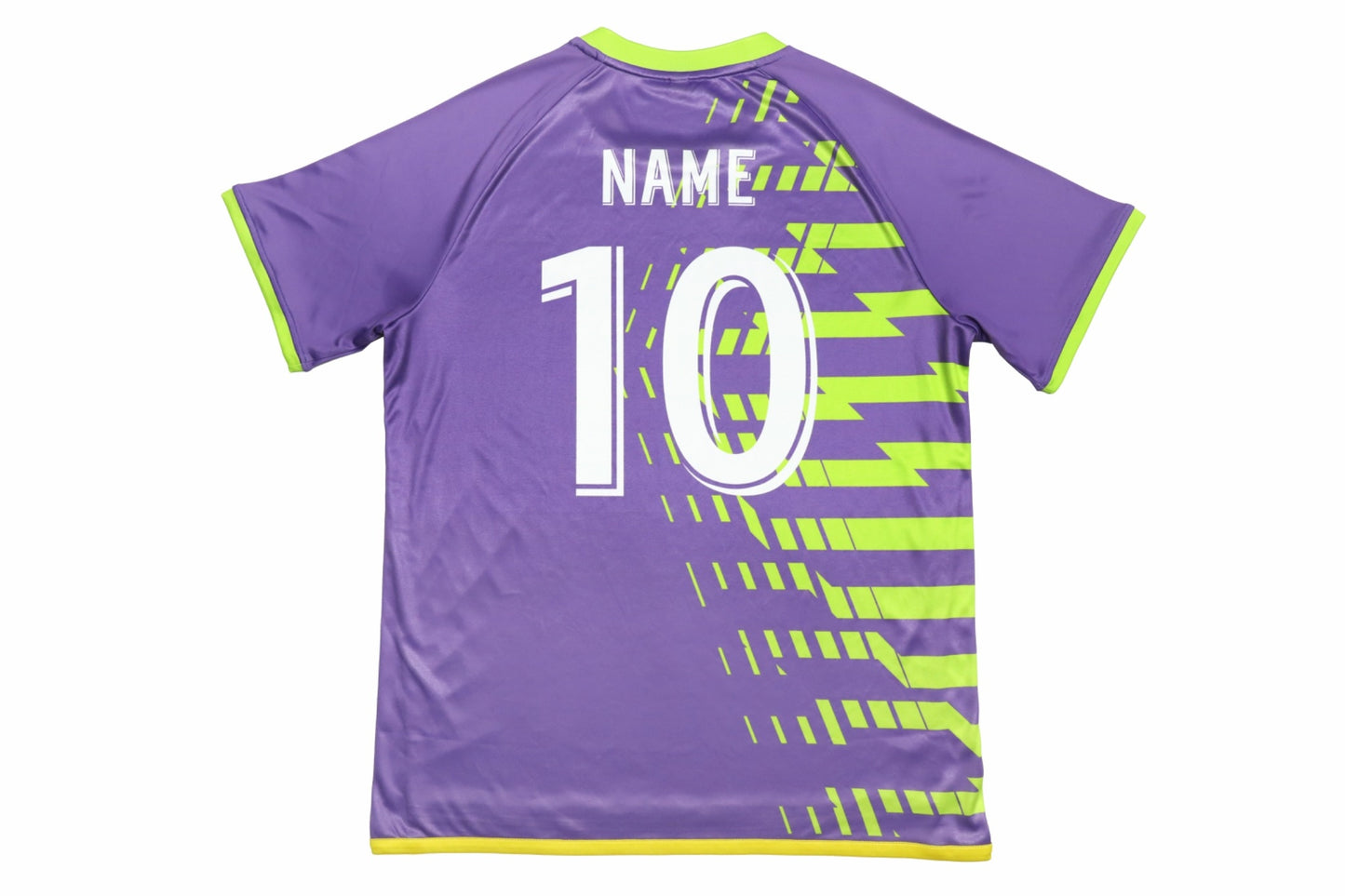 Custom Soccer Team Jersey – Purple Football Shirt with Name, Number & Logo