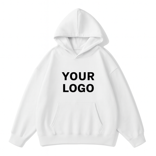 Customizable Unisex Classic Hoodie – Black & White | XS–XXL | Logo Printing
