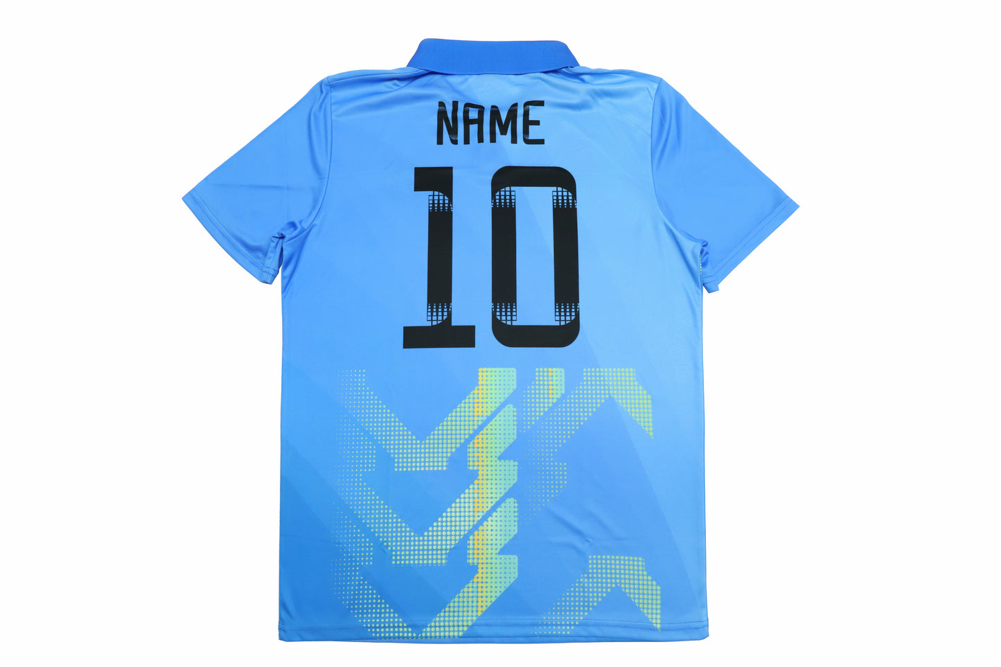 Polo Neck Custom Logo Soccer Jersey 100% Polyester