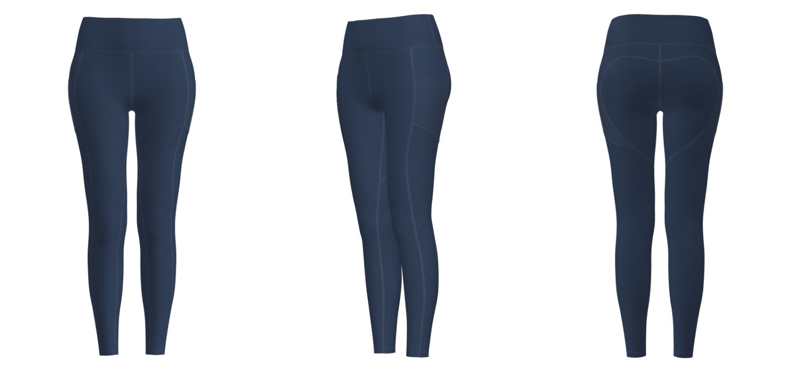 wholesale leggings – women’s workout pants back design for B2B orders